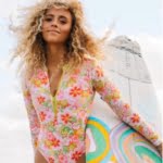 Jolyn - Paloma- Long Sleeve Surf One piece - Stella